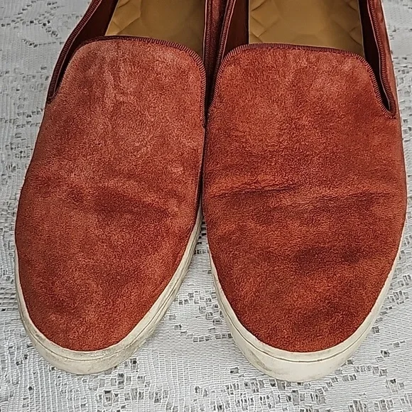 Birdies Swift leather burnt orange slip on loafer flats shoes sz 8 - Picture 3 of 11
